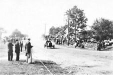 1909 Car Racing Lowell Massachusetts MA Reprint Postcard picture