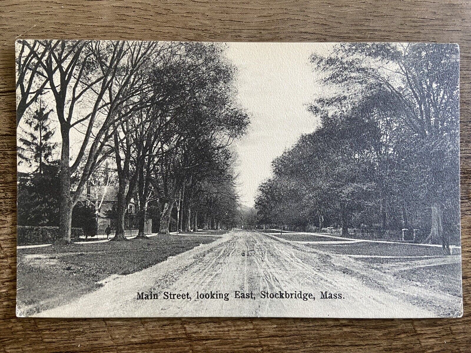 Main Street - Stockbridge, MA - Antique Postcard