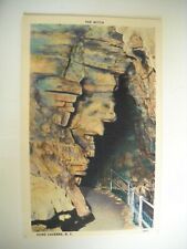 Vint. Linen Color P/C from New York- The Witch, Howe Caverns , N.Y. picture