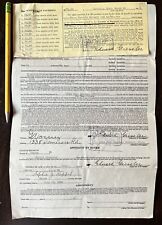 1928 ESSEX SEDAN LOAN DOCUMENT SCHEDULE OF PAYMENTS DETROIT MICHIGAN EPHEMERA picture