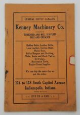 1923 Kenney Machinery Catalog INDIANAPOLIS Thresher & Mill Supplies / Implements picture