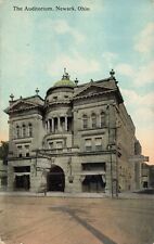The Auditorium, Newark, Ohio OH - 1914 Vintage Postcard picture