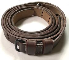 WWII US SPRINGFIELD REMINGTON M1903A3 RIFLE M1907 LEATHER CARRY SLING- 1 inch picture