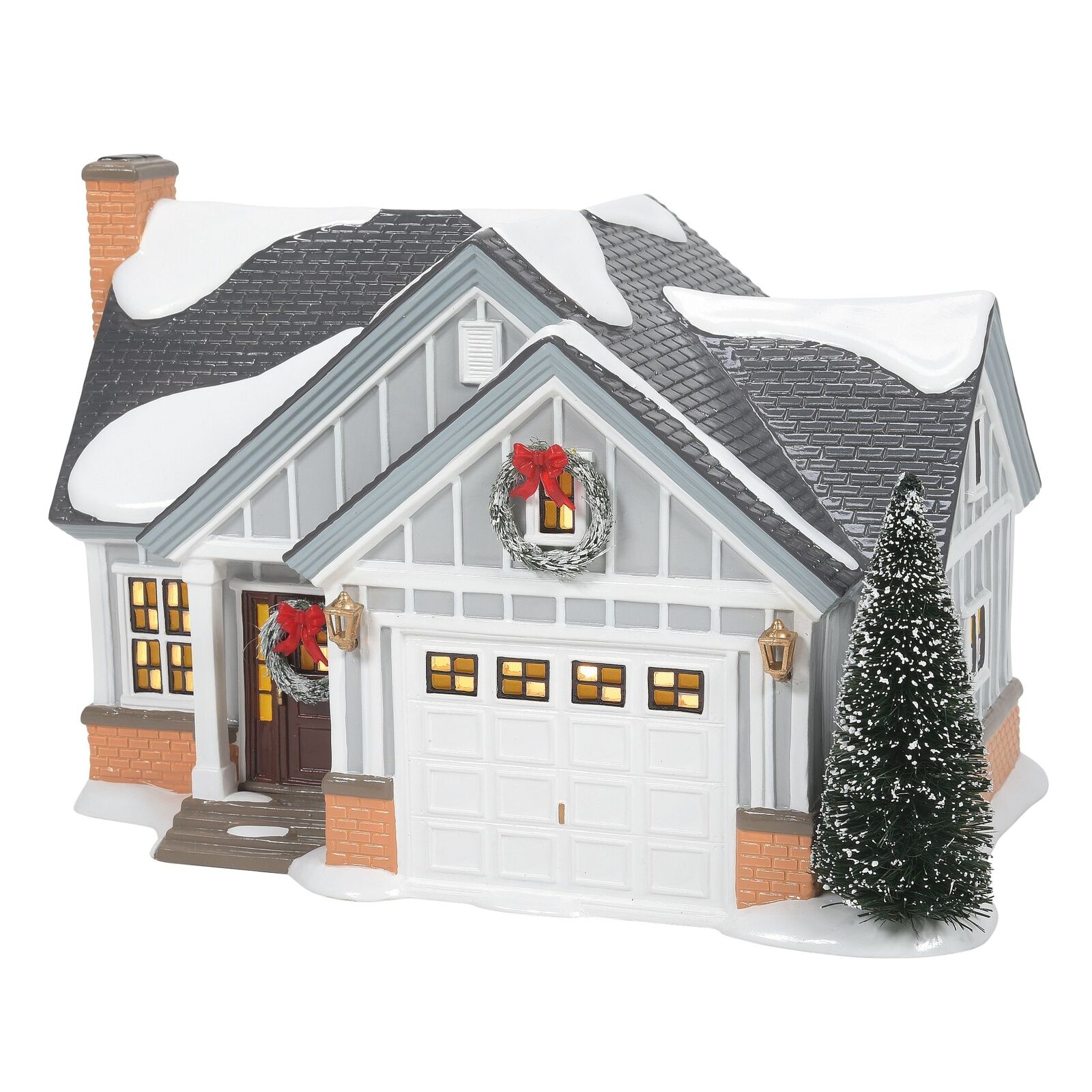 Department 56 Snow Village Holiday Starter Home Lit Building 6.89 Inch