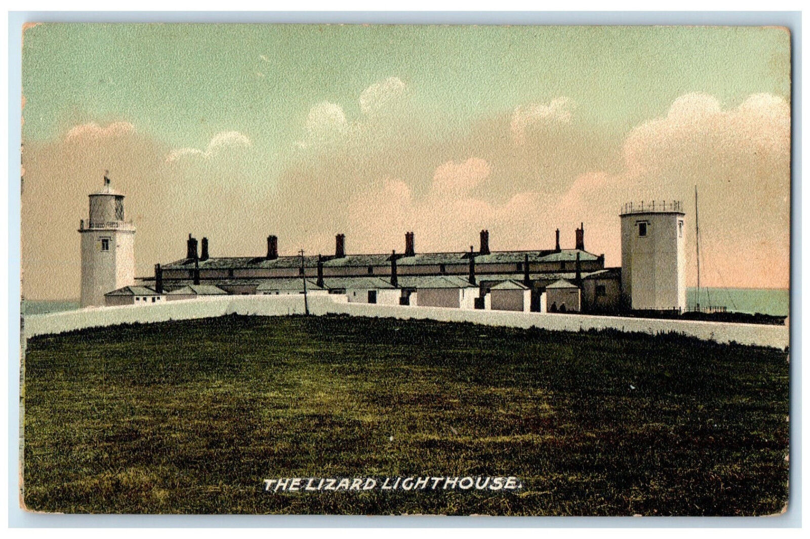 c1910 The Lizard Lighthouse Lizard Cornwall England Unposted Antique Postcard
