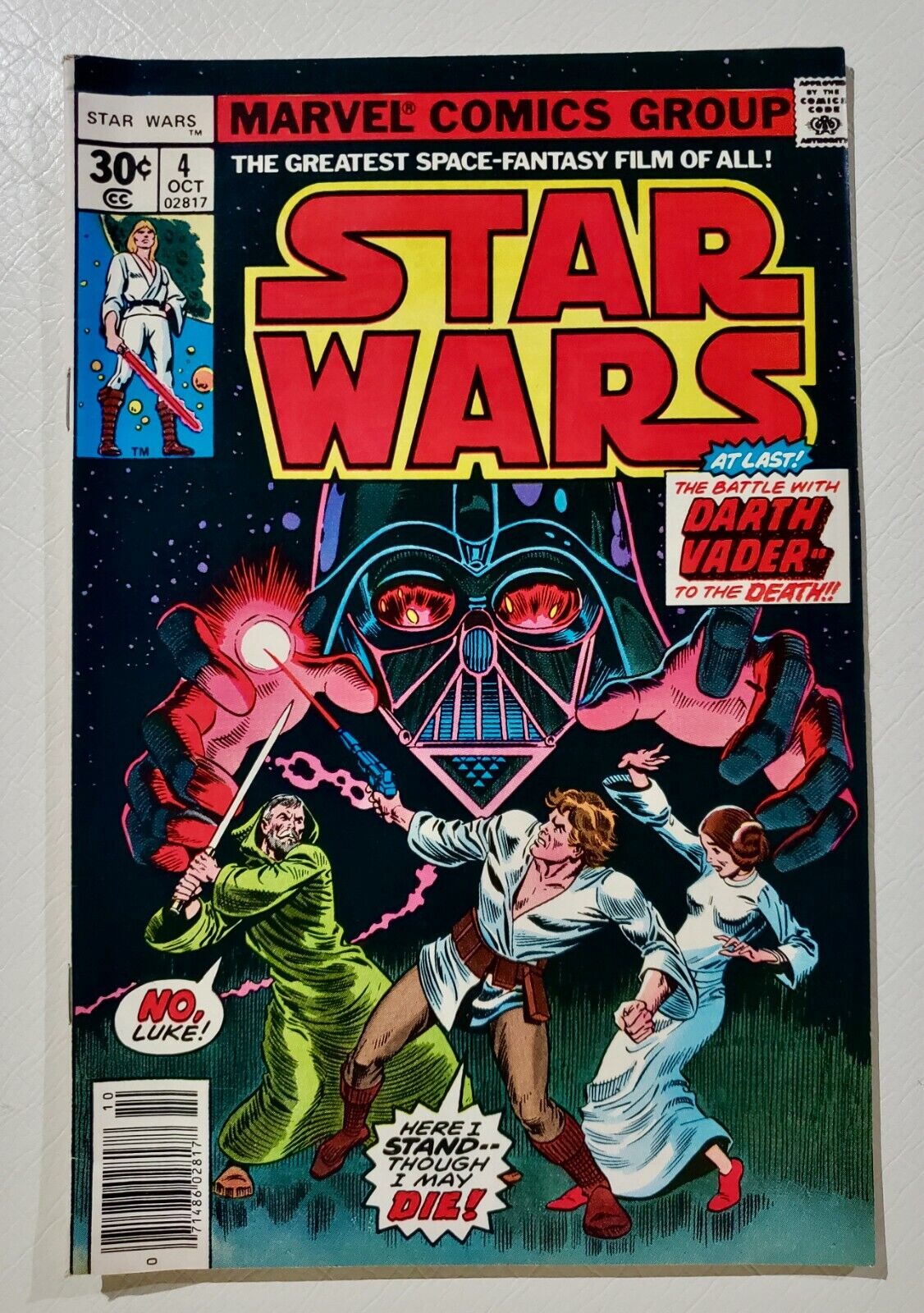 1977  Vintage Marvel Comics  Star Wars No. 4