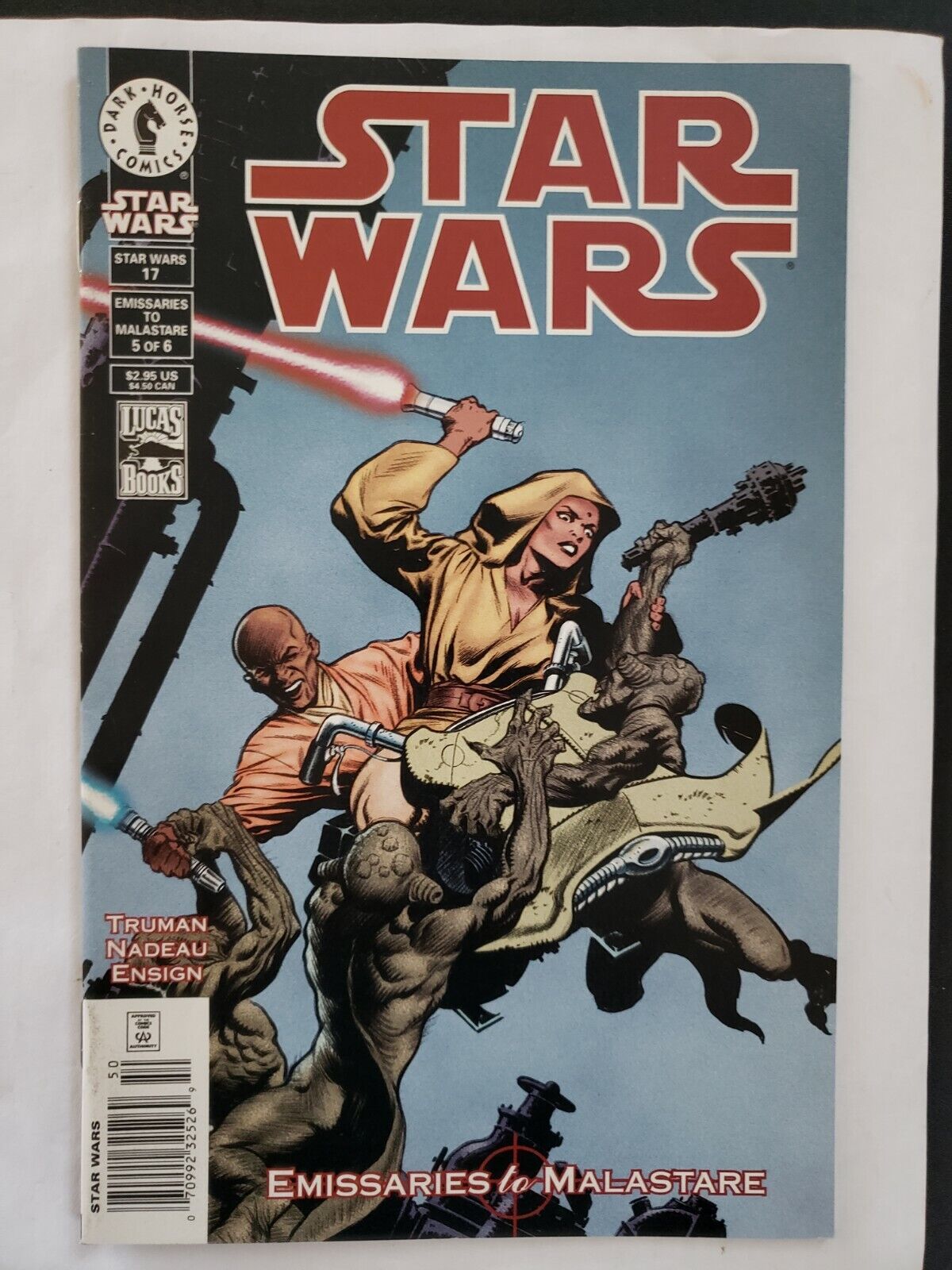 Star Wars #17 NEWSSTAND 1st Appearance of Quinlan Vos Dark Horse Comic