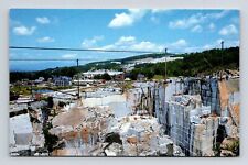 Barre Vermont Rock Of Ages Granite Quarry Scenic Chrome UNP Postcard picture