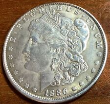 1886 Morgan Silver Dollar Challenge Coin - Copy - $5 picture