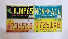 Lot Of 4 NEW MEXICO License Plates ~ 🔥  🔥 picture