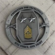 Maneuver Center of Excellence Fort Benning Georgia major general buzzard Coin picture