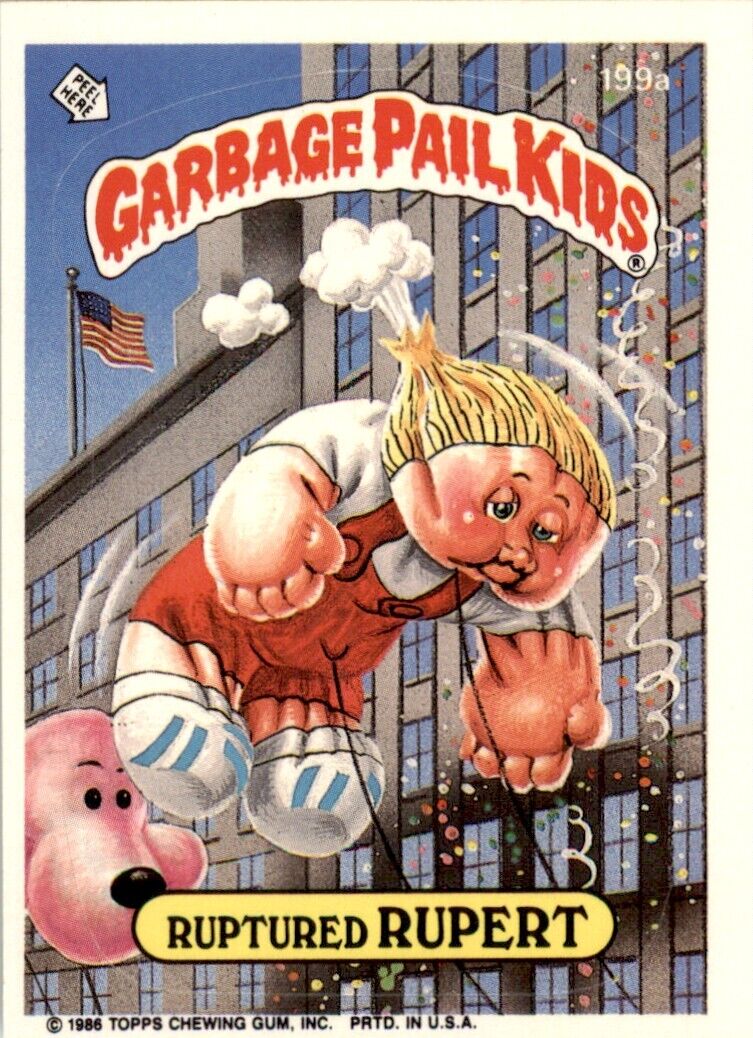 1986 Garbage Pail Kids Series 5 #199A Ruptured Rupert NM-MT