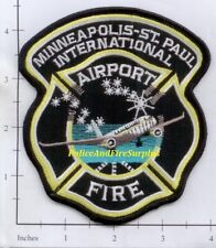 Minnesota - Minneapolis St Paul International Airport MN Fire Dept Patch  picture