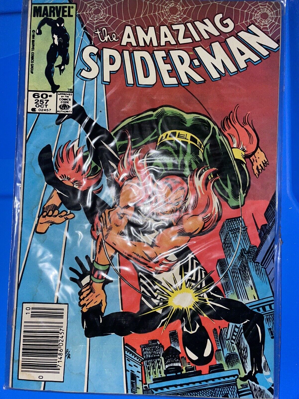 Amazing Spider-Man #257 Newsstand (Marvel 1984) 1st App. Ned Leeds, Hobgoblin