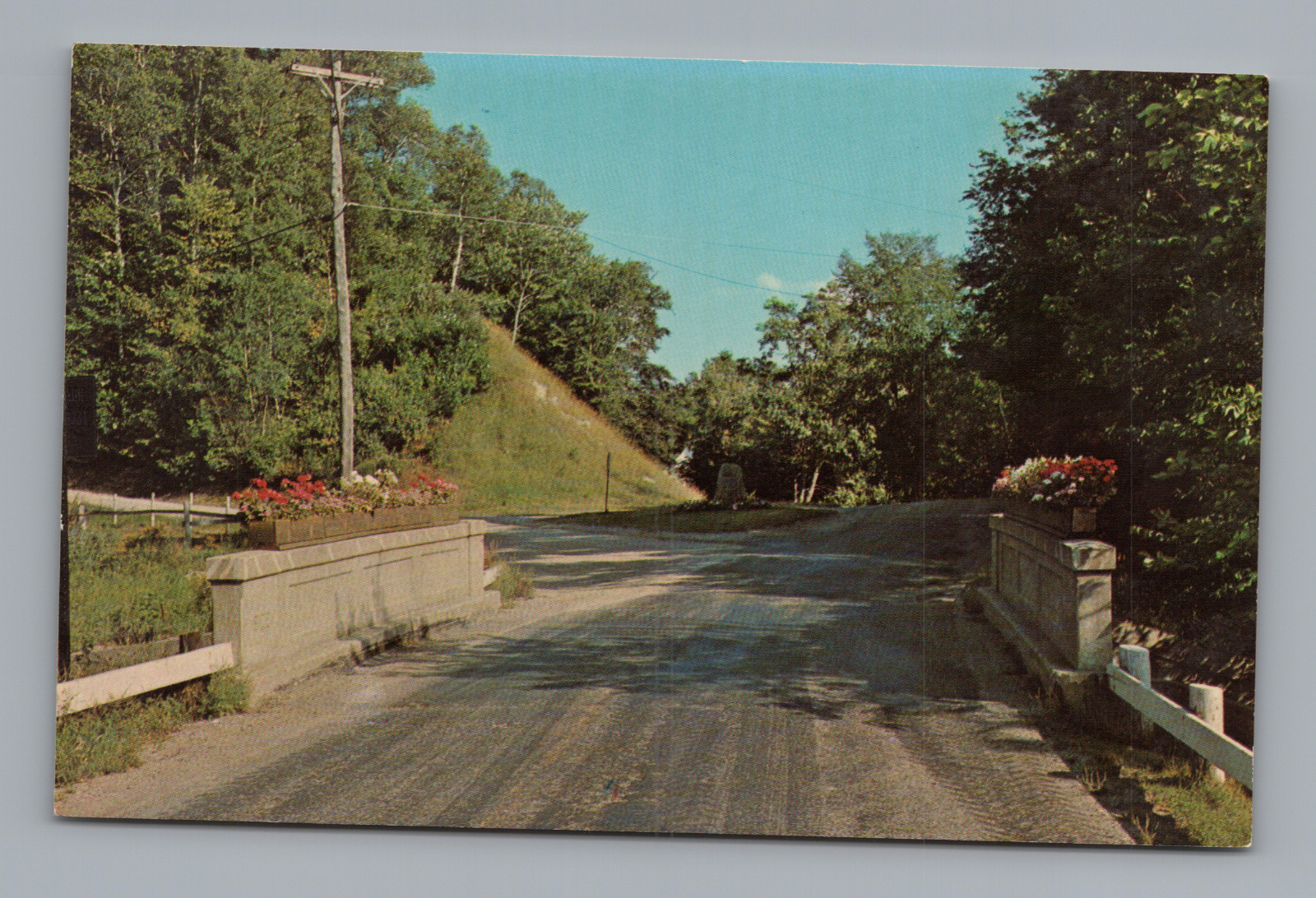 Postcard Bridge of Flowers Ripton Vermont *A2280