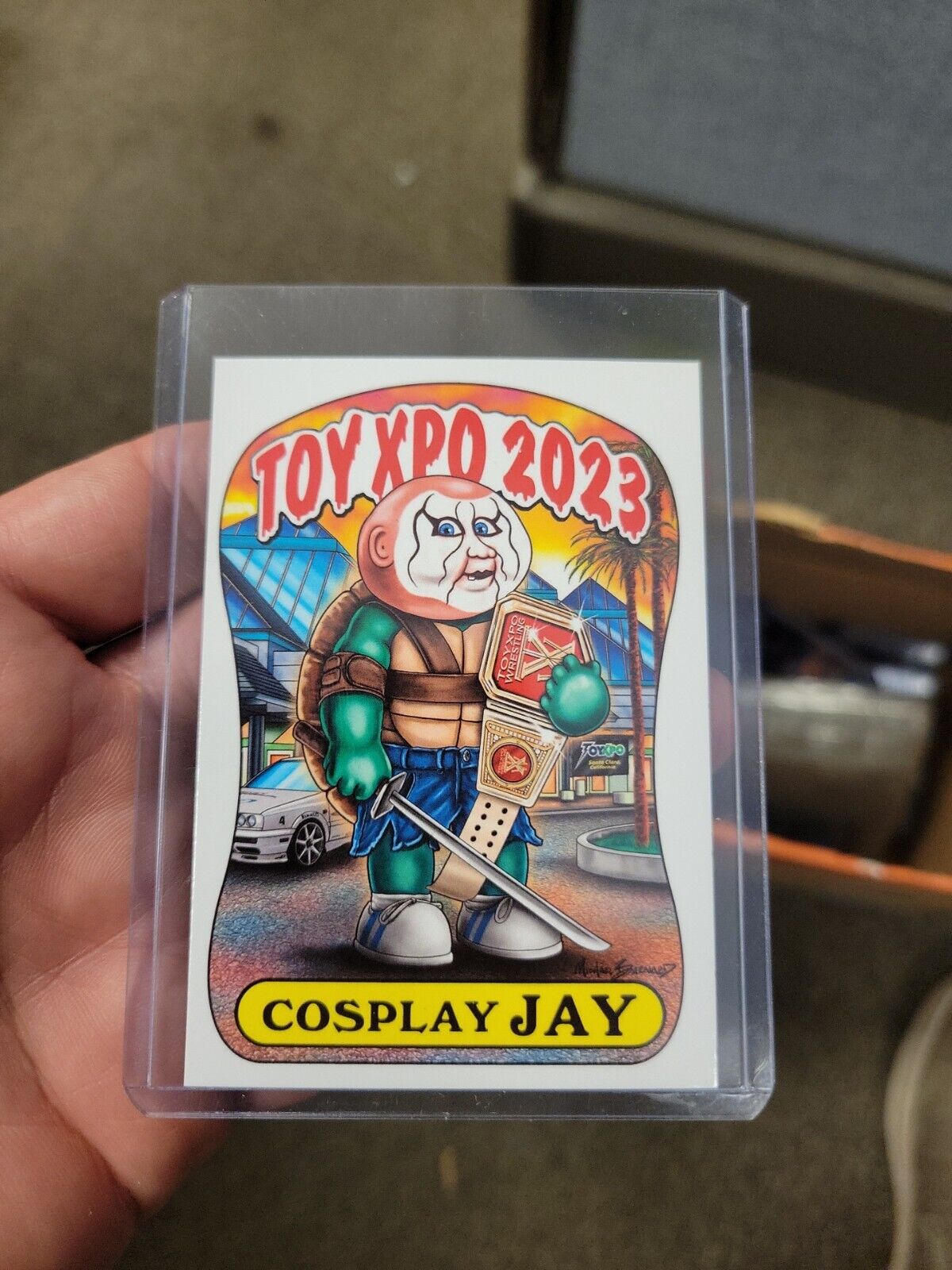 2023 ToyXpo Garbage Pail Kids Cosplay Jay Exclusive Card Michael Barnard