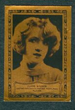 Claire Windsor Actress Trading Card Weber Bread Movie Stars D150-1 Gold 1920's picture