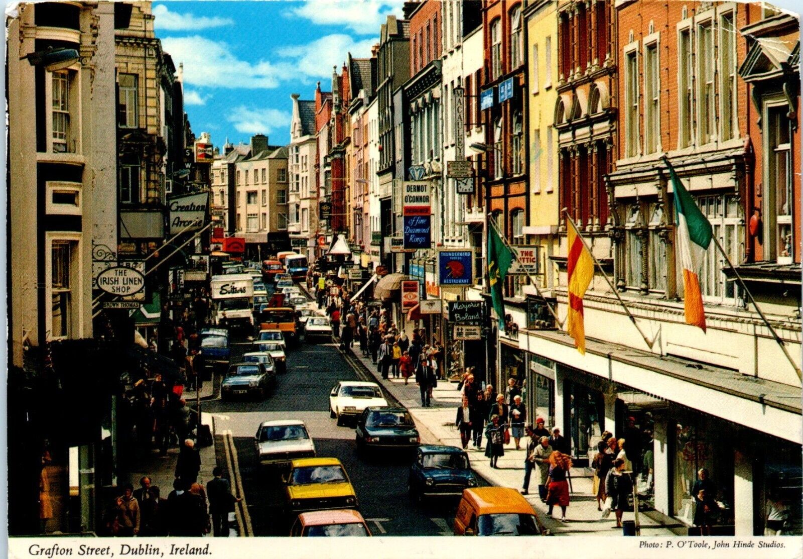 Grafton Street, Dublin, Ireland Postcard