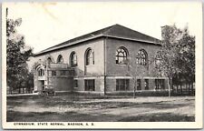 Gymnasium State Normal Madison South Dakota SD Building Grounds Postcard picture