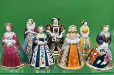 Royal Worcester Candle Snuffers 'Henry VIII & his 6 Wives', c.2000, 4.75