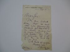 CHARLES SCRIBNER AUTOGRAPH SIGNED LETTER TO WILLIAM C BATES CIVIL WAR 1875 NY picture