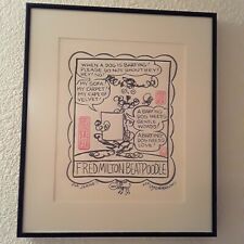 Original Artwork by Lynda Barry - Fred Milton Beat Poodle picture