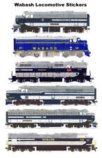 Wabash Locomotives 6 individual Stickers Andy Fletcher picture