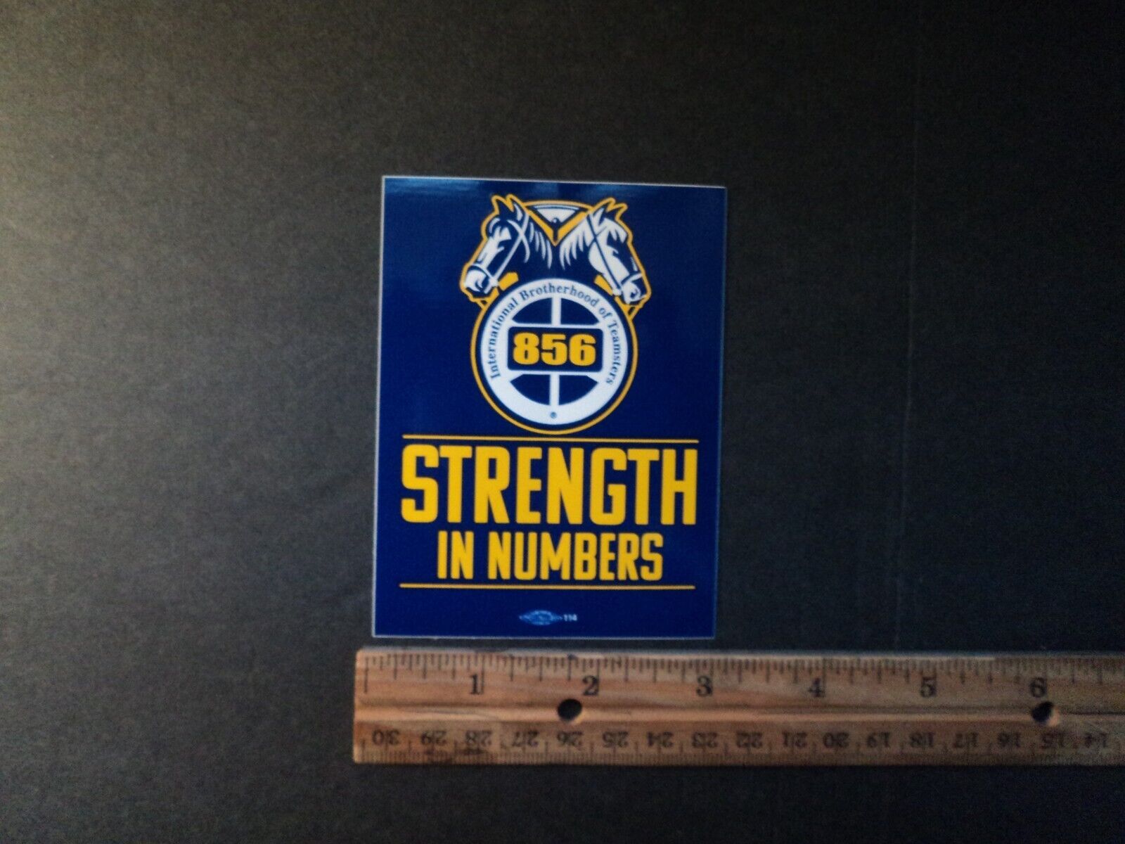 International Brotherhood Of Teamsters Union Decal Sticker Local 856
