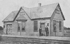 Railroad Train Station Milton Delaware DE Reprint Postcard picture