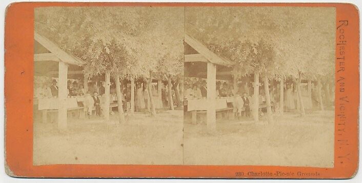 NEW YORK SV - Rochester - Charlotte Picnic Grounds 1880s