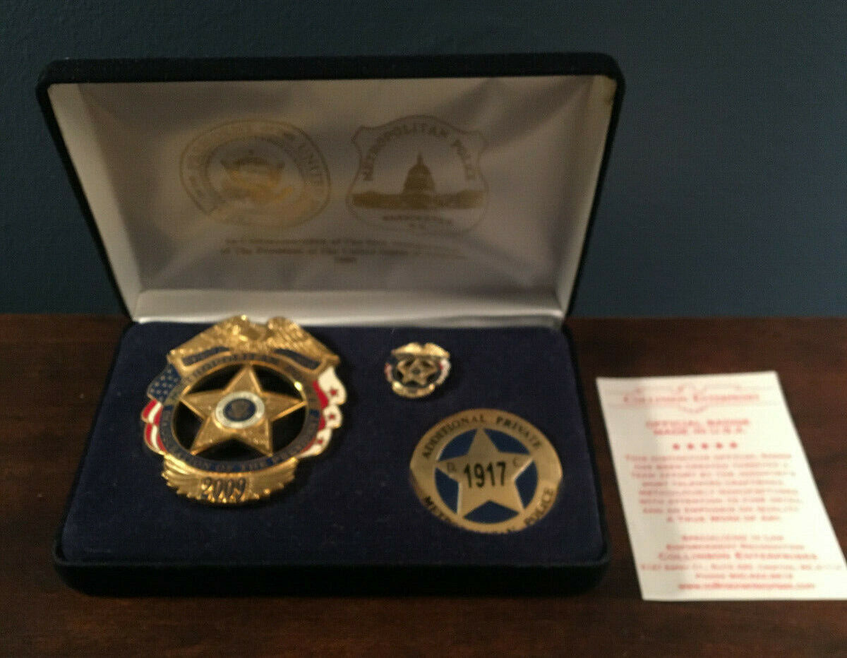 DC Police (MPD) 2009 Obama/Biden Inauguration Badge (\