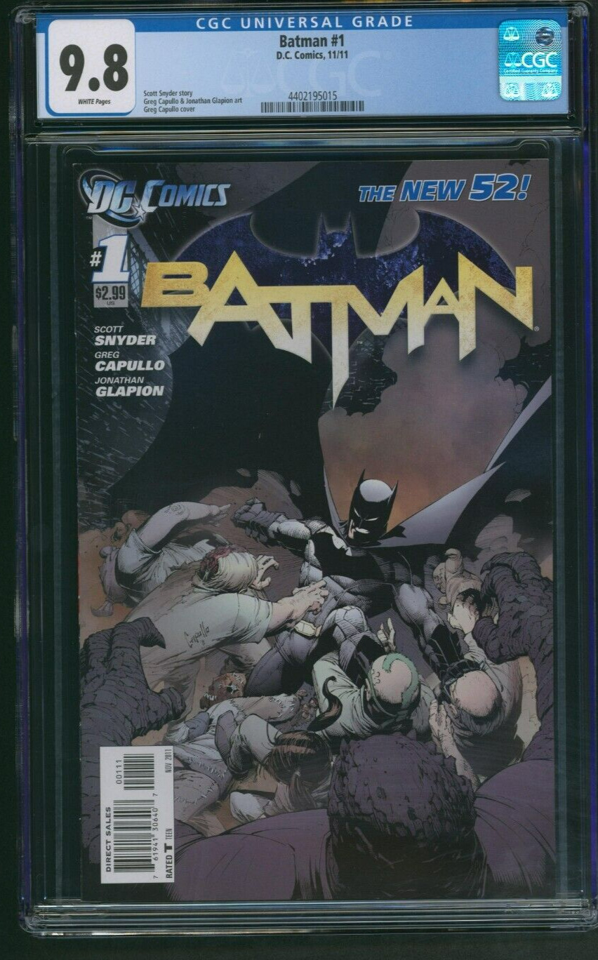 Batman #1 New 52 CGC 9.8 DC Comics 2011 Capullo Snyder