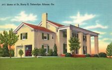 Athens, Georgia, GA, Home of Dr. Harry E. Talmadge, Linen Vintage Postcard e5997 picture