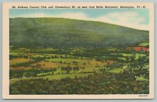 Bennington Vermont~At Anthony Country Club And Glastenbury~Vintage Postcard picture