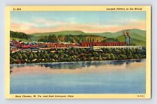 Postcard Ohio East Liverpool OH Homer Laughlin Pottery Fiesta 1940s Unposted picture