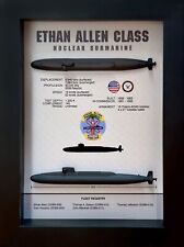 Ethan Allen Class, Submarine Shadow Display Box, 5.75