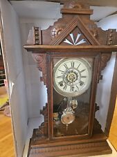 Antique kitchen clock Waterbury mantle/shelf picture