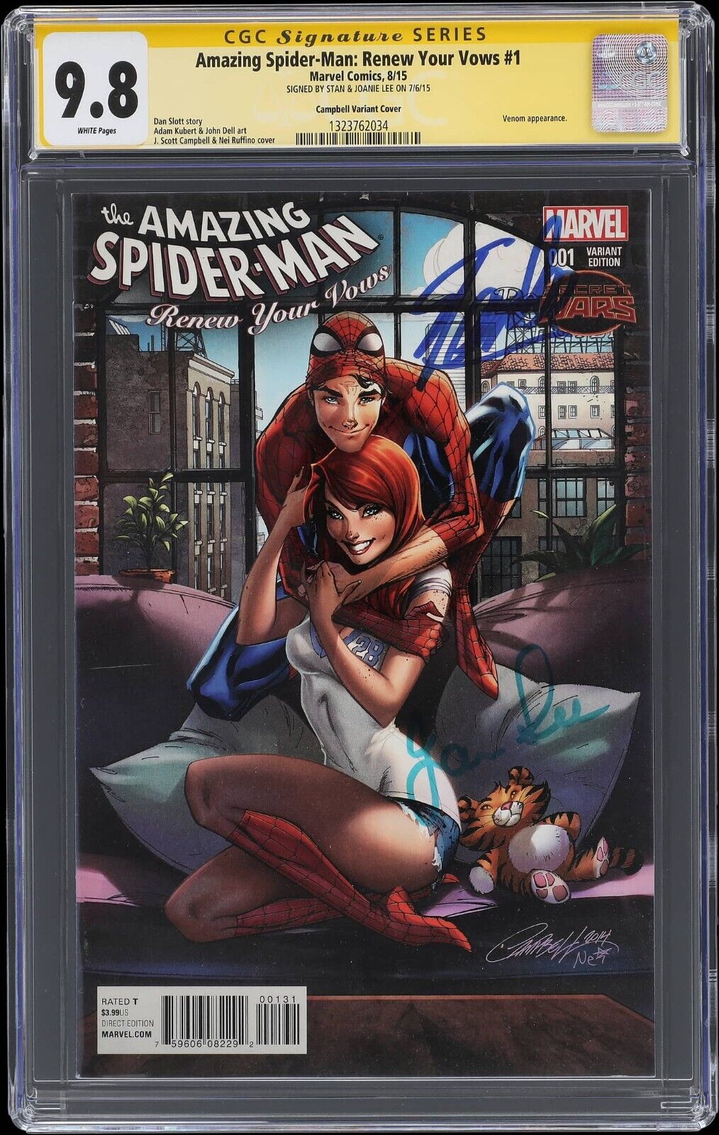 Renew Your Vows #1 (J. Scott Campbell) CGC 9.8 Signed By Stan Lee and Joanie Lee