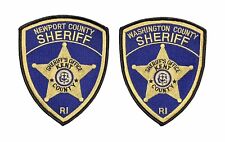 Washington and Newport County Rhode Island RI Sheriff Patches Lot picture