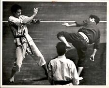LD337 1964 Orig D. Braley Photo KUMITE CONTEST @ UPPER MIDWEST KARATE TOURNAMENT picture