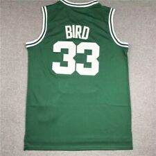 Throwback Boston Mens #33 Larry Bird Basketball Jersey Retro Jersey Stitched picture