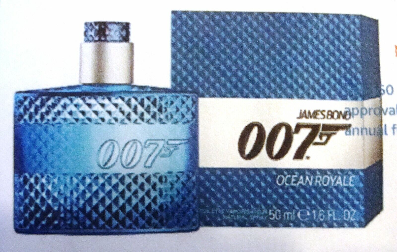 JAMES BOND 007 * OCEAN ROYALE FRAGRANCE FOR MEN * 1.6 OZ Unused