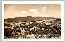RPPC Vintage Postcard - Wilmington, Vermont VT - Birds Eye View - Posted 1942 picture