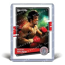 Rocky Balboa Boxing Custom Art Trading Card 