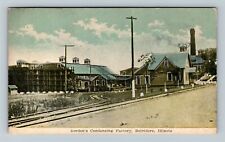Belvidere IL-Illinois, Borden's Milk Condensing Factory, Vintage c1910 Postcard picture
