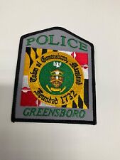 Greensboro Police State Maryland MD Colorful picture