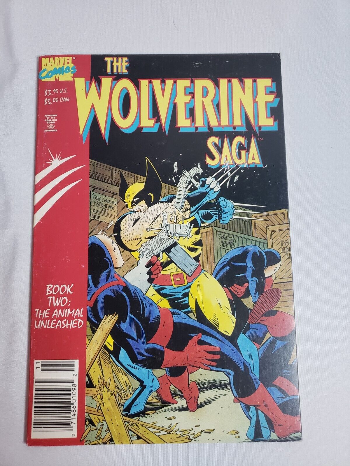 Wolverine Saga #2 Comic Book 1989 Peter Sanderson Jackson Guice
