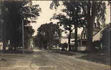 No. Craftsbury Vermont VT Main St. c1910 Real Photo Postcard picture