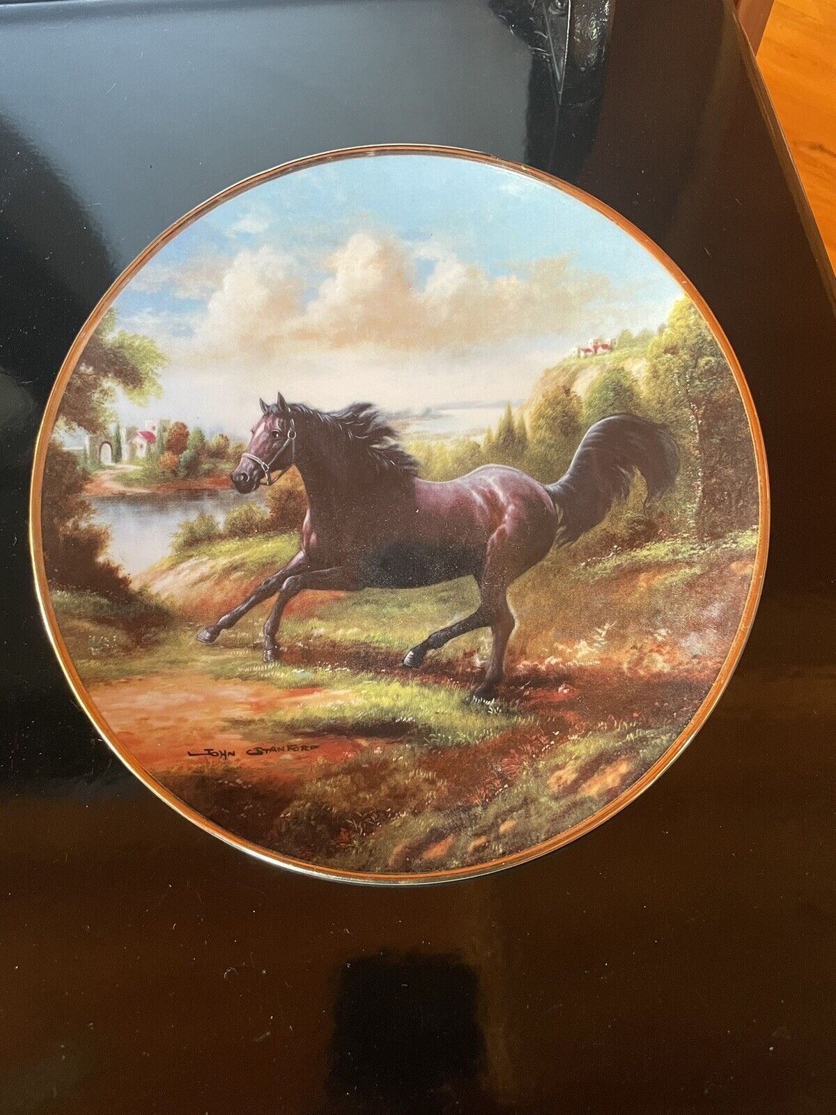 Royal Doulton Horse Plate - Free as the Wind - limited edition