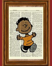 Franklin Charlie Brown Dictionary Art Print Peanuts Gift Book Linus Lucy Snoopy picture